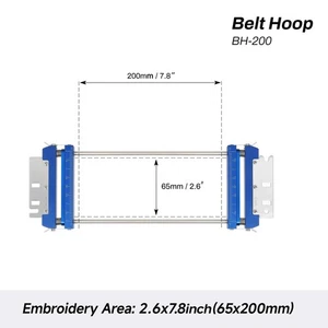 Belt Hoop for Brother PR  Embroidery - Strap/Collar Frame for Belts & Webbing - Picture 1 of 6