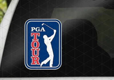 Calcomanía de golf PGA Tour (6x4,5 pulgadas) Foto 1 de 2