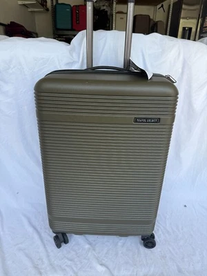 New Travel Select Jaylen 24" Hard side Medium Spinners Luggage Green Suitcase - Image 1 of 4