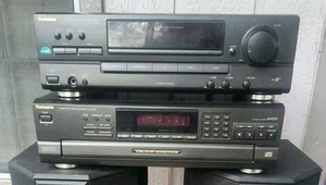 Technics SA EX140 2 canales 103 vatios receptor y cambiador de CD de 5 discos Sl-pd8 - Imagen 1 de 8