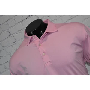 Peter Millar Herren Größe Large Golf Poloshirt Sommer Komfort Performance Pink - Bild 1 von 6