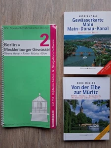 Berlin & Mecklenburger Gewässer Sportbootkarten, Von der Elbe zur Müritz, Main - Bild 1 von 13