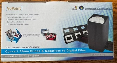 VuPoint 35mm Slide & Negative Converter Digital Photo FS-CI-VP-BX2 - Image 1 of 4