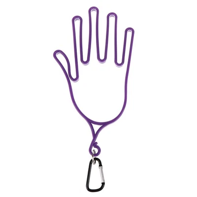 高尔夫手套架高尔夫球手工具塑料高尔夫手套架带钥匙扣 — 第 1/4 张图片