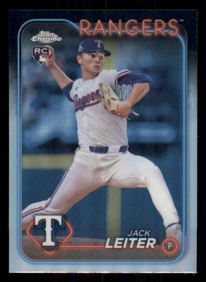 2024 Topps Chrome Update Refractors #USC105 Jack Leiter - Image 1 of 2