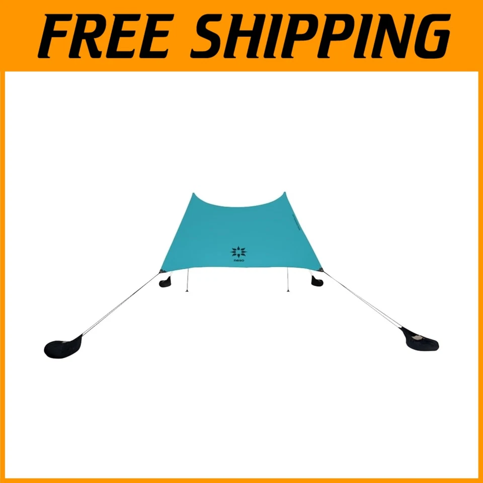 NESO Tents Grande Beach Tent 7ft Tall 9 X 9ft Reinforced Corners and Teal