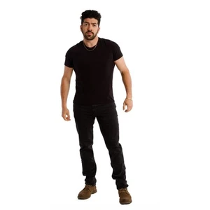 Jeans uomo The Perfect Jean NYC OG elasticizzato vestibilità atletica denim 33x32 nero sbiadito - Foto 1 di 9