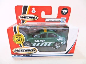 MATCHBOX MB28 'BMW 328i POLICE/POLIZEI. VINTAGE. 28. MIB/BOXED - Picture 1 of 5