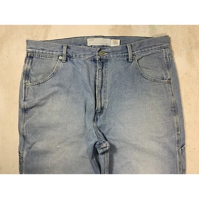 Jeans carpinteiro vintage masculino lavagem leve Levi's 36x30 ajuste relaxado grande folgado Y2K - Imagem 1 de 4