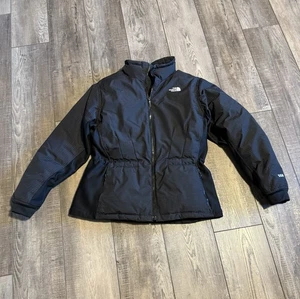The North Face 550 Steep Tech Goose Daunenjacke schwarz mit weiß Damen Large - Bild 1 von 8