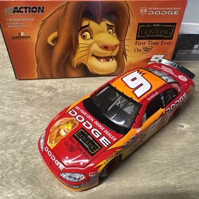 RARO* Bill Elliott #9 Dodge El Rey León 2003 1/24 Nascar Diecast Foto 1 de 4