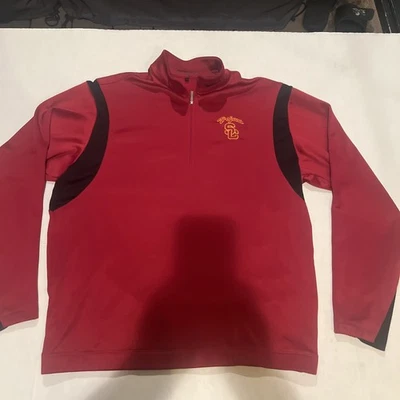 Oficial Bordado USC Troyanos Fútbol Nike Golf 1/4 Cremallera Sudadera Mediana Foto 1 de 4