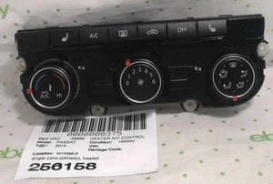 13 14 15 VW PASSAT Heater A/c Control single zone (climatic) heated seat - Picture 1 of 2