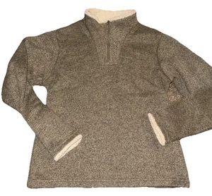 KUHL Alfpaca Fleecejacke Gr. M hellbraun Logo Outdoor Wandern 1/4 Zip - Bild 1 von 8