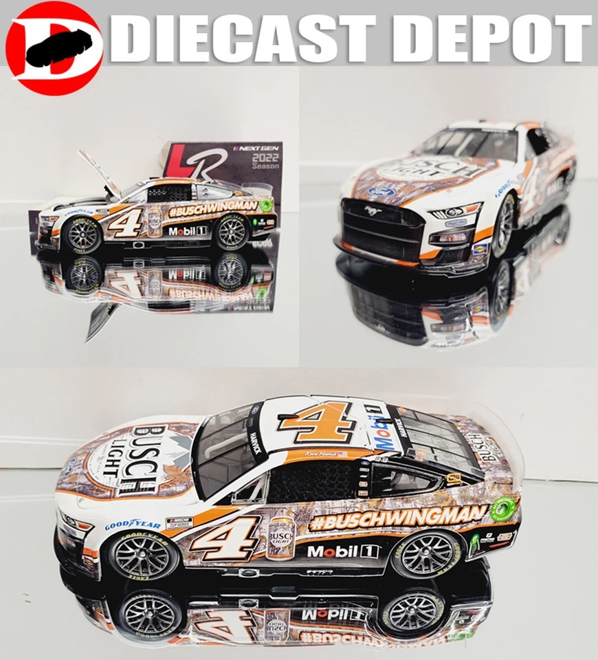 KEVIN HARVICK 2022 BUSCH LIGHT #BUSCHWINGMAN  1/24 ACTION  DIECAST - Image 1 of 4