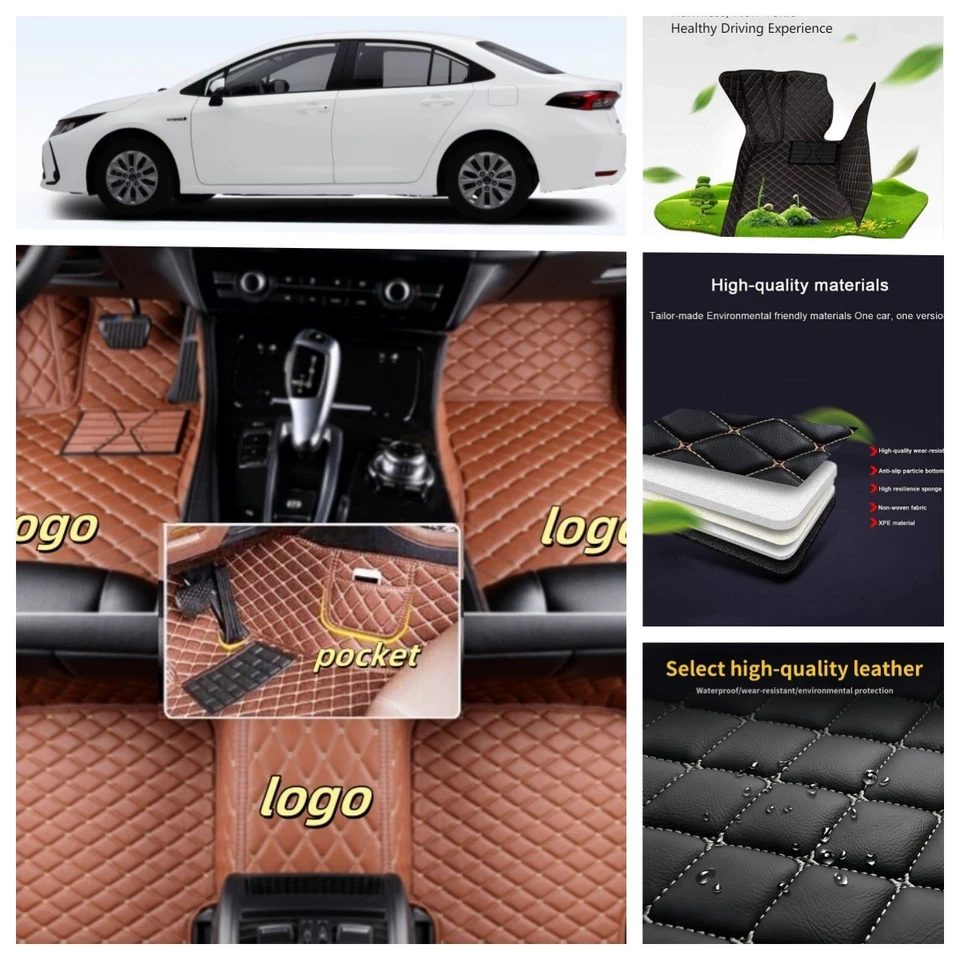 For Toyota Avalon Luxury Waterproof Car Floor Mats Carpets Cargo Liners Custom - Image 1 of 4