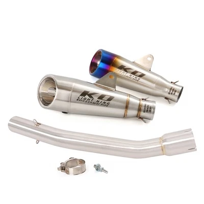 For YAMAHA YZF R1 1998-2003 Mid Link Pipe Exhaust System Muffler Tip DB Killer - Image 1 of 4