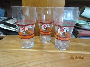 THREE TAMPA BAY BUCCANEERS Vintage Coca-Cola Bar 12oz Tumbler NFL Football - Picture 1 of 2