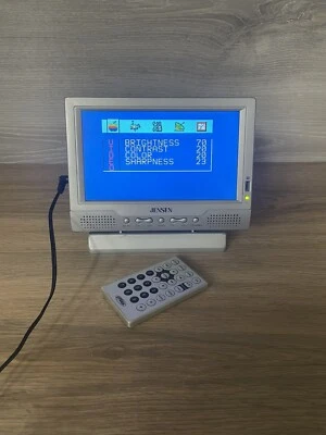 Jensen JTFT-700  7" TFT LCD Color TV With Docking Station And Remote - Image 1 of 4
