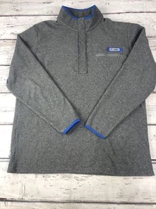 Columbia Herren grau Viertel Druckknopf Fleece Pullover Sweatshirt-Größe X-Large - Bild 1 von 13