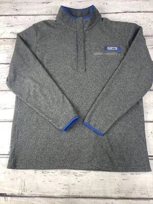 Columbia Herren grau Viertel Druckknopf Fleece Pullover Sweatshirt-Größe X-Large - Bild 1 von 4