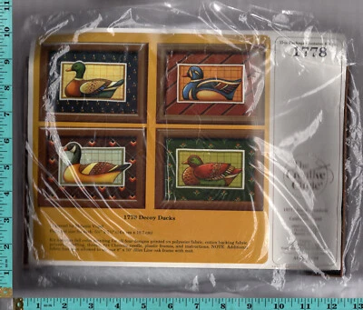 "Decoy Ducks" ©1985 The Creative Circle Counted Cross Stitch Kit 1778 NEW - Image 1 of 4