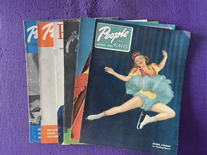 Lot Of (6) People and Places Magazines dated 1941-1950 - Picture 1 of 7