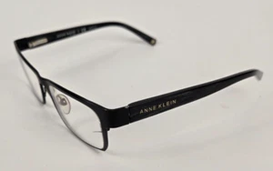ANNE KLEIN AK9126 566S Eyeglasses Frame 52-15-135 Black Matte/Silver G267 - Picture 1 of 4