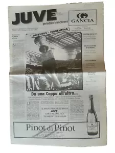 1990 European UEFA Cup Final Juventus v Florentine 1st Leg Juve News Issue - Picture 1 of 7