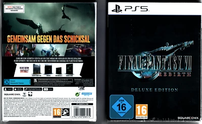 Final Fantasy 7 Rebirth Deluxe Edition FF VII Playstation 5 PS5 Deutsch PAL VGA? - Bild 1 von 4