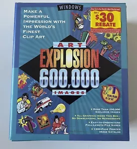 Art Explosion 600,000 Images Clip Art Software 29 CDs Windows. Brand New. Sealed - Picture 1 of 7