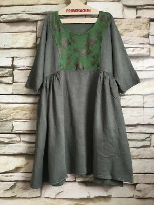 cocon.commerz PRIVATSACHEN KANDIERE Kleid aus ZELLMIX in graugrün Größe 2 - Bild 1 von 4