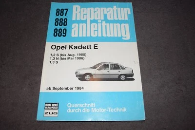 Reparaturanleitung Reparaturhandbuch Opel Kadett E 1.2/1.3 ab 1984 erstklassig - Bild 1 von 4