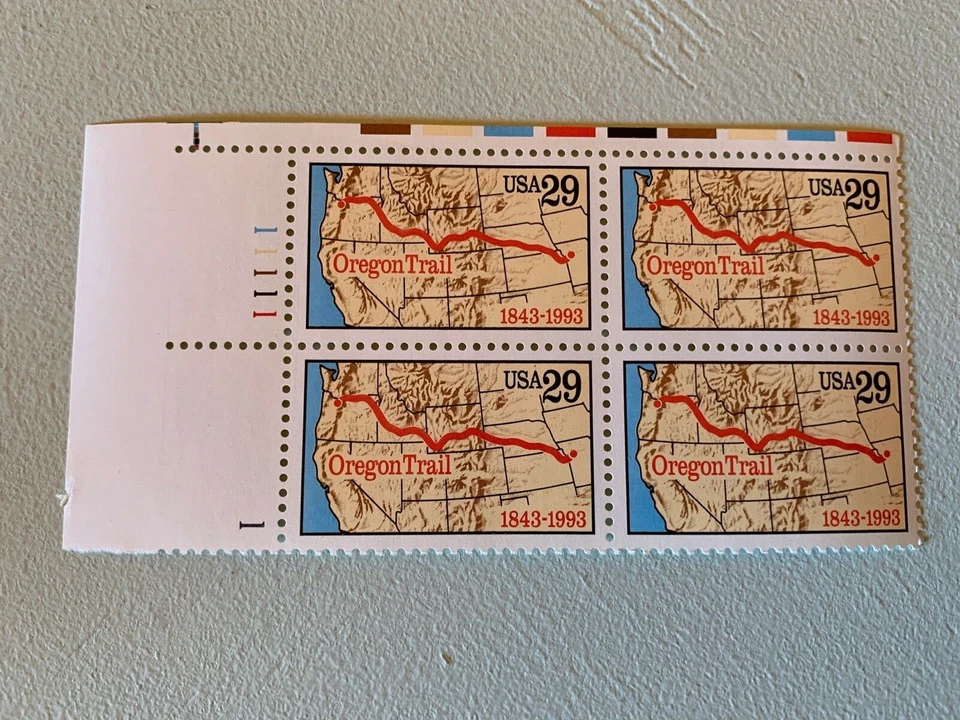 US Stamps SC# 2747 Oregon Trail 29c PB MNH 1993 - Image 1 of 1