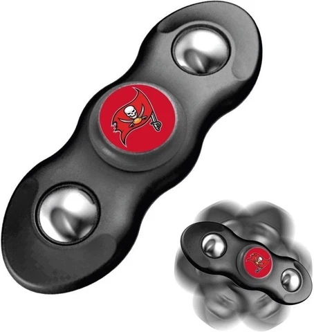 New 2 in 1 NFL Tampa Bay Buccaneers Flik Fidget Spinner and Rollng Fidget Balls Cover