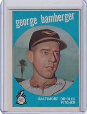 1959 Topps Baseball #529 George Bamberger - Baltimore Orioles RC