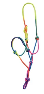 Rainbow Mini Horse Rope Halter #26026 - Picture 1 of 2