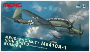 Meng LS-003 Messerschmitt Me410A-1 High Speed Bomber Kit Montaggio 1/48 - Foto 1 di 1