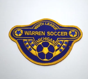 Vintage Warren Soccer Youth League Michigan 4" Patch New Old Stock - Bild 1 von 4
