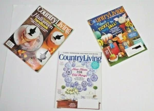 Country Living Magazines Lot of 3 Recipes Decorating DIY Collecting 2010 18 19 - Imagen 1 de 6