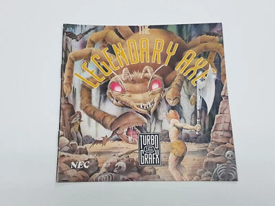 Legendary Axe *FRENCH* Canada Authentic Original TurboGrafx-16 NEC Manual Only - Image 1 of 4