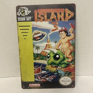 super nintendo super adventure island 3 metal poster ti. sign nes retro gameroom - Picture 1 of 2