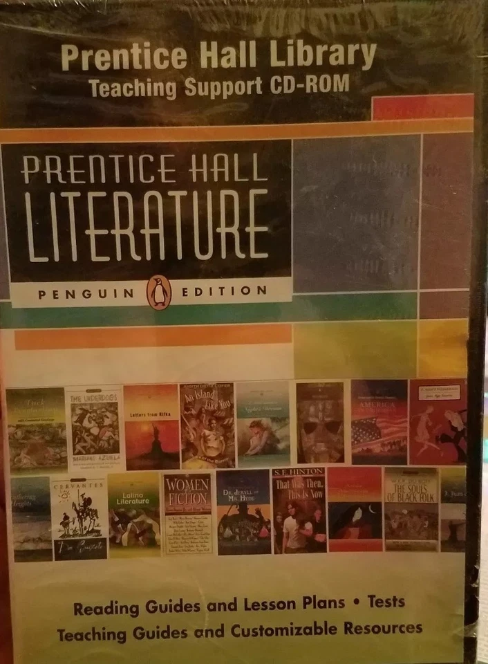 NEW SEALED ! Prentice Hall Library Literature: Teaching Support CD-ROM Software - Image 1 of 1