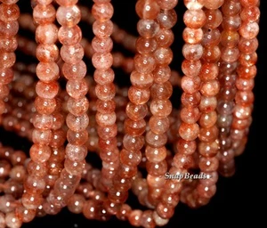 3MM STRAWBERRY LEPIDOCROCITE QUARTZ GEMSTONE GRD AA ROUND 3MM LOOSE BEADS 16inch - Picture 1 of 1