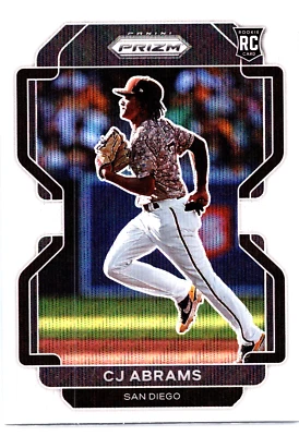 CJ Abrams Rookie Card - 2022 Panini White Wave Card #1 - Image 1 of 2