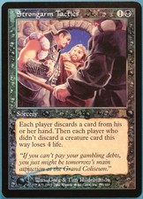 Strongarm Tactics FOIL Onslaught NM Black Rare MAGIC CARD (ID# 224002) ABUGames