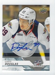 2018-19 Upper Deck CHL #67 Curtis Douglas autograph