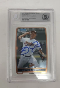 Kevin Gausman Signed Autographed 2012 Bowman Chrome Draft Pick BAS Slabbed BDPP2 - Picture 1 of 1