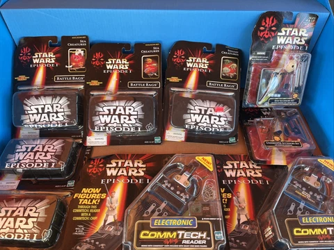 Star Wars Episode 1 Lot of 9 / New / Damage Box Cover