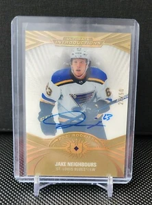 2021-22 Ultimate Collection JAKE NEIGHBOURS Introductions Rookie Auto Gold 27/50 - Picture 1 of 2